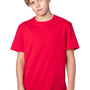 Threadfast Apparel Youth Ultimate Short Sleeve Crewneck T-Shirt - Red