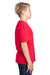 Threadfast Apparel 600A Youth Ultimate Short Sleeve Crewneck T-Shirt Red Side