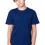 Threadfast Apparel Youth Ultimate Short Sleeve Crewneck T-Shirt - Navy Blue
