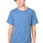 Threadfast Apparel Youth Ultimate Short Sleeve Crewneck T-Shirt - Heather Royal Blue