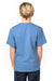 Threadfast Apparel 600A Youth Ultimate Short Sleeve Crewneck T-Shirt Heather Royal Blue Back