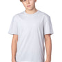 Threadfast Apparel Youth Ultimate Short Sleeve Crewneck T-Shirt - Silver Grey