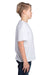 Threadfast Apparel 600A Youth Ultimate Short Sleeve Crewneck T-Shirt Silver Grey Side