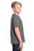 Threadfast Apparel 600A Youth Ultimate Short Sleeve Crewneck T-Shirt Heather Charcoal Grey Side