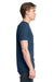 Next Level 6010 Mens Jersey Short Sleeve Crewneck T-Shirt Indigo Blue Side