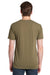 Next Level 6010 Mens Jersey Short Sleeve Crewneck T-Shirt Military Green Back