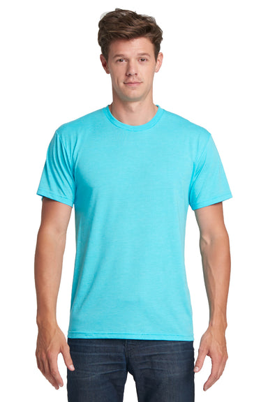 Next Level 6010 Jersey Short Sleeve Crewneck T-Shirt Tahiti Blue Front