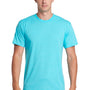 Next Level Mens Jersey Short Sleeve Crewneck T-Shirt - Tahiti Blue