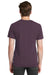Next Level 6010 Mens Jersey Short Sleeve Crewneck T-Shirt Purple Back