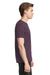 Next Level 6010 Mens Jersey Short Sleeve Crewneck T-Shirt Purple Side