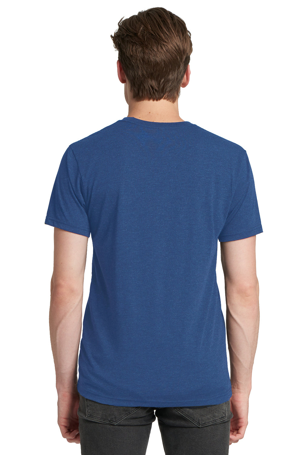 Next Level 6010 Mens Jersey Short Sleeve Crewneck T-Shirt Royal Blue Back