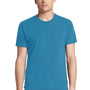 Next Level Mens Jersey Short Sleeve Crewneck T-Shirt - Vintage Turquoise Blue