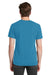 Next Level 6010 Mens Jersey Short Sleeve Crewneck T-Shirt Turquoise Blue Back