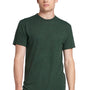 Next Level Mens Jersey Short Sleeve Crewneck T-Shirt - Black Forest Green