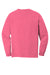 Comfort Colors 6014/C6014 Mens Long Sleeve Crewneck T-Shirt Crunchberry Pink Flat Back