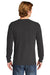 Comfort Colors 6014/C6014 Mens Long Sleeve Crewneck T-Shirt Graphite Grey Back