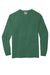 Comfort Colors Mens Long Sleeve Crewneck T-Shirt Grass Green Flat Front