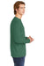 Comfort Colors Mens Long Sleeve Crewneck T-Shirt Grass Green Side