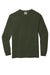Comfort Colors 6014/C6014 Mens Long Sleeve Crewneck T-Shirt Hemp Green Flat Front