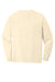 Comfort Colors Mens Long Sleeve Crewneck T-Shirt Ivory Flat Back