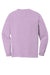 Comfort Colors 6014/C6014 Mens Long Sleeve Crewneck T-Shirt Orchid Purple Flat Back