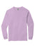 Comfort Colors 6014/C6014 Mens Long Sleeve Crewneck T-Shirt Orchid Purple Flat Front