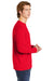 Comfort Colors 6014/C6014 Mens Long Sleeve Crewneck T-Shirt Red Side