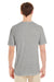Jerzees 601MR Mens Short Sleeve Crewneck T-Shirt Oxford Grey Back
