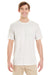 Jerzees 601MR Mens Short Sleeve Crewneck T-Shirt Oatmeal Front