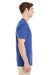 Jerzees 601MR Mens Short Sleeve Crewneck T-Shirt Heather Blue Side