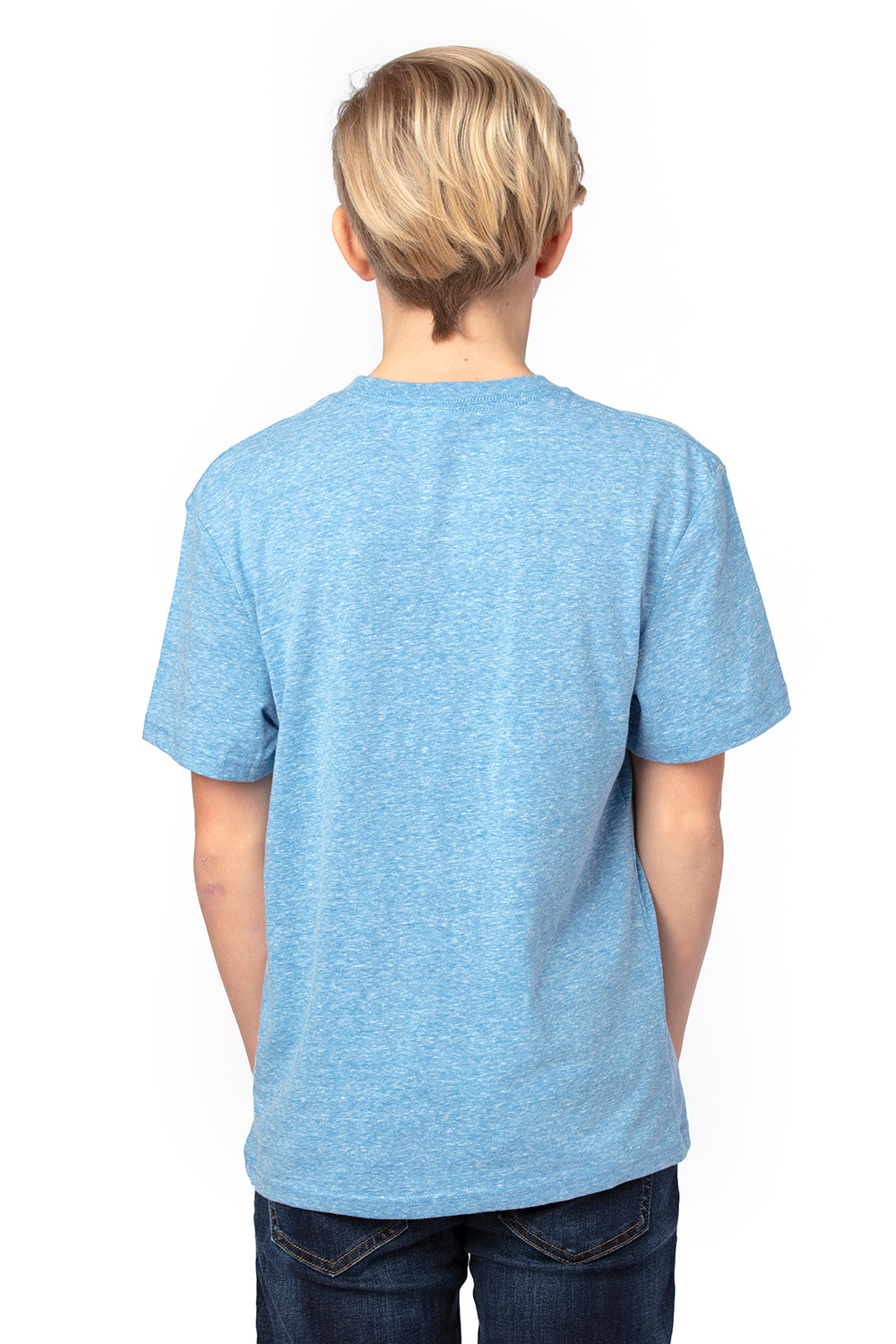 Threadfast Apparel 602A Youth Short Sleeve Crewneck T-Shirt Royal Blue Back