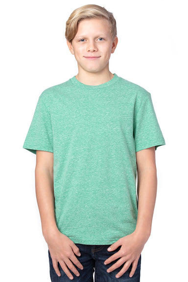 Threadfast Apparel 602A Youth Short Sleeve Crewneck T-Shirt Green Front