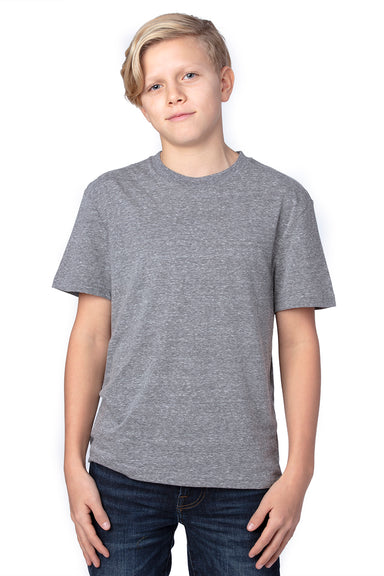 Threadfast Apparel 602A Youth Short Sleeve Crewneck T-Shirt Grey Front