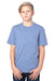 Threadfast Apparel 602A Youth Short Sleeve Crewneck T-Shirt Navy Blue Front