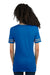 Jerzees 602WVR Womens Varsity Ringer Short Sleeve V-Neck T-Shirt Heather Blue/Oxford Grey Back