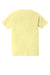 Comfort Colors Mens Short Sleeve Crewneck T-Shirt w/ Pocket Banana Yellow Flat Back