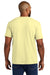 Comfort Colors Mens Short Sleeve Crewneck T-Shirt w/ Pocket Banana Yellow Back