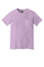 Comfort Colors Mens Short Sleeve Crewneck T-Shirt w/ Pocket Orchid Purple Flat Front