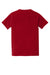 Comfort Colors Mens Short Sleeve Crewneck T-Shirt w/ Pocket Red Flat Back