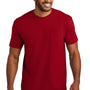 Comfort Colors Mens Short Sleeve Crewneck T-Shirt w/ Pocket - Red