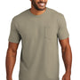 Comfort Colors Mens Short Sleeve Crewneck T-Shirt w/ Pocket - Sandstone