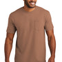 Comfort Colors Mens Short Sleeve Crewneck T-Shirt w/ Pocket - Terracotta
