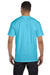 Comfort Colors 6030CC Mens Short Sleeve Crewneck T-Shirt w/ Pocket Lagoon Blue Back