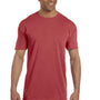 Comfort Colors Mens Short Sleeve Crewneck T-Shirt w/ Pocket - Crimson Red