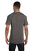 Comfort Colors 6030CC Mens Short Sleeve Crewneck T-Shirt w/ Pocket Pepper Grey Back