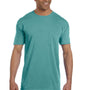 Comfort Colors Mens Short Sleeve Crewneck T-Shirt w/ Pocket - Seafoam Green