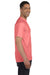 Comfort Colors 6030CC Mens Short Sleeve Crewneck T-Shirt w/ Pocket Watermelon Pink Side