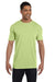 Comfort Colors 6030CC Mens Short Sleeve Crewneck T-Shirt w/ Pocket Celedon Green Front