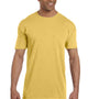 Comfort Colors Mens Short Sleeve Crewneck T-Shirt w/ Pocket - Mustard Yellow - Closeout