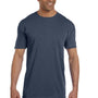 Comfort Colors Mens Short Sleeve Crewneck T-Shirt w/ Pocket - Denim Blue